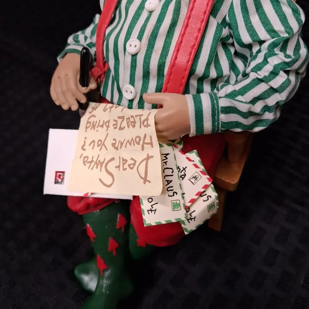 POSSIBLE DREAMS NICK'S NOOK # 4220 TUCKERED OUT SANTA CLAUS FIGURINE